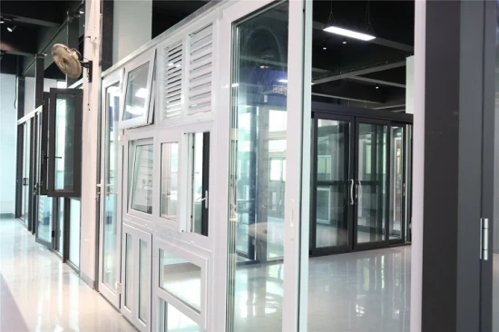 Aluminium-Schiebefenster mit energieeffizientem Design, sanft gleitende Fenster, andere Schiebefenster aus Glas und Aluminium