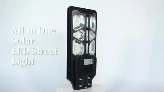 Wasserdichte IP65-LED-Leuchten mit Bewegungsmelder für den Außenbereich, 80 W, 120 W, 160 W, integrierte All-in-One-Solar-Straßenlaterne