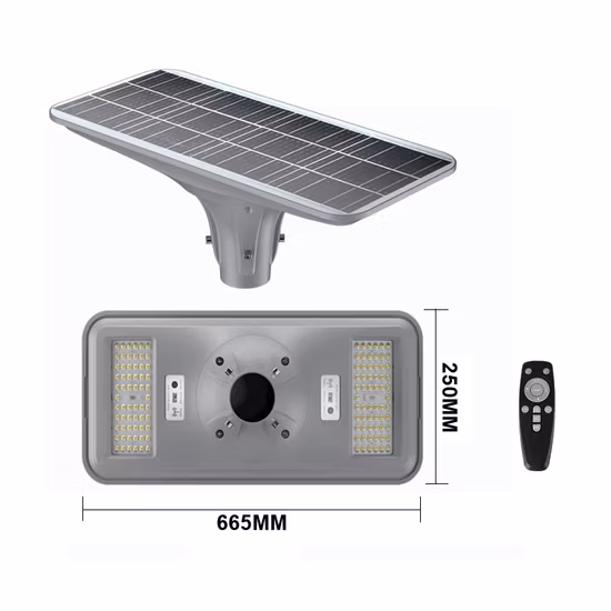 12W LED-Solarparkleuchte für Gärten und Plaza